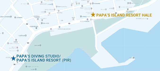 いろいろ楽しめる町の中心地